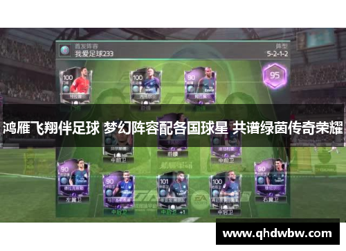 鸿雁飞翔伴足球 梦幻阵容配各国球星 共谱绿茵传奇荣耀